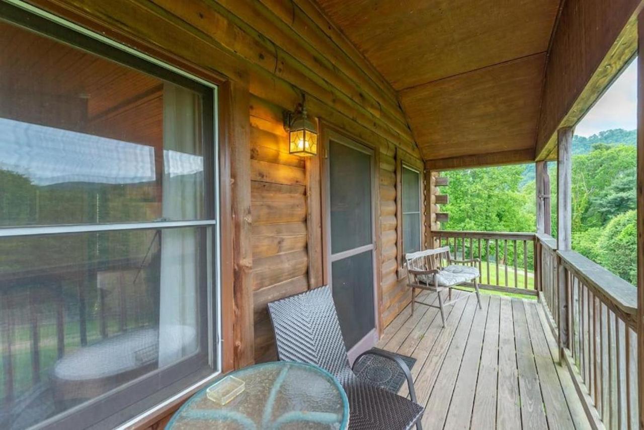 Log Cabin Stunning Mountain Views On 12 Acres Candler Exterior photo