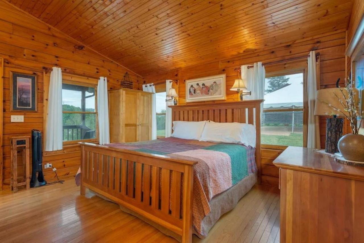 Log Cabin Stunning Mountain Views On 12 Acres Candler Exterior photo