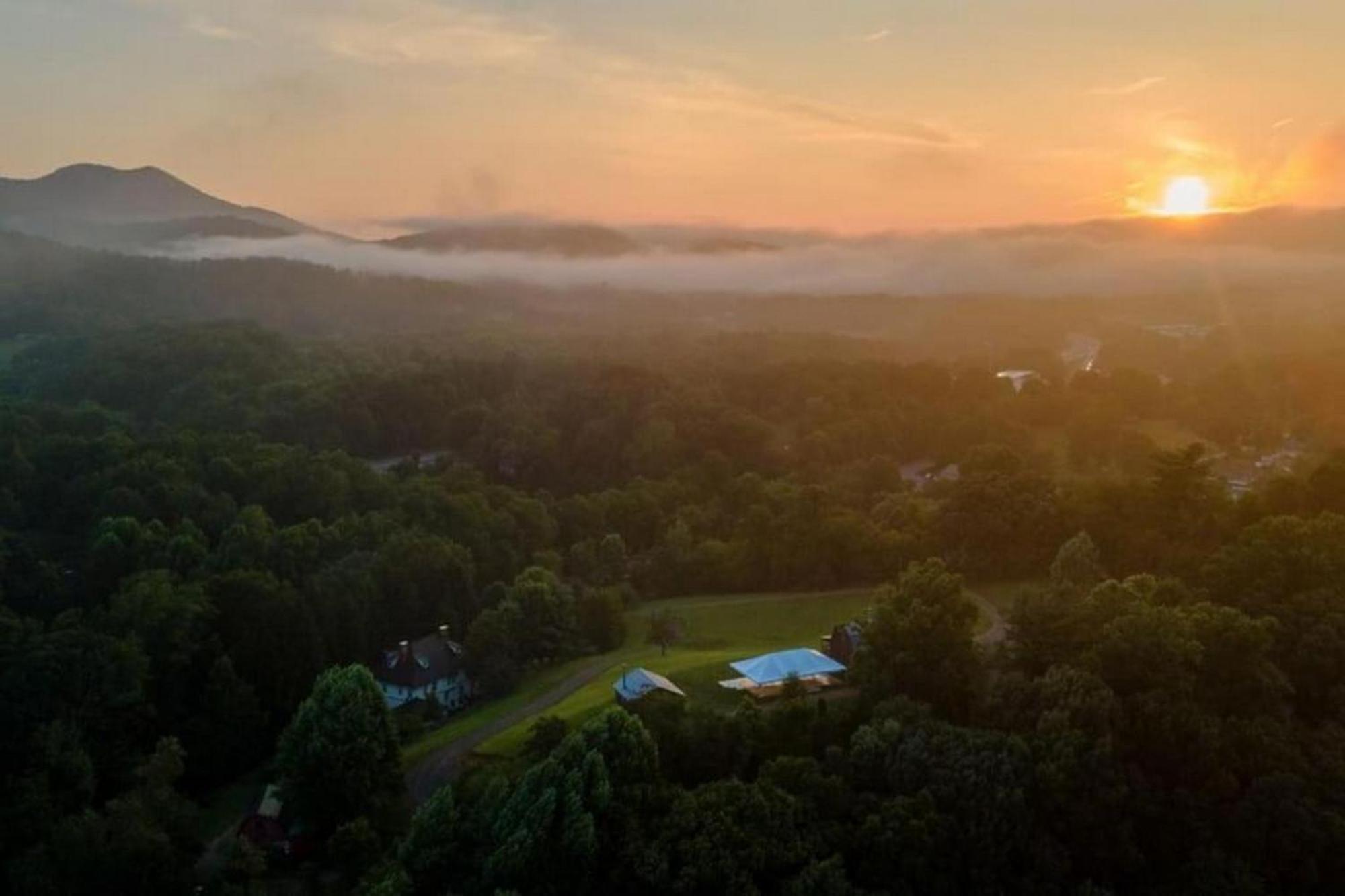 Log Cabin Stunning Mountain Views On 12 Acres Candler Exterior photo
